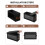 Coorganisers 4 Packs DVD Storage Box with Visible 4