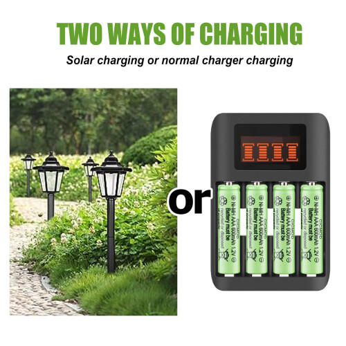 CICMOD AAA Rechargeable Batteries Ni-MH Solar Ligh 2