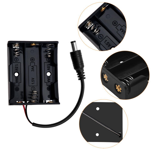 6 PCS 3 AA Battery Holder Bundle, KUOQIY 3 x 1.5V 2
