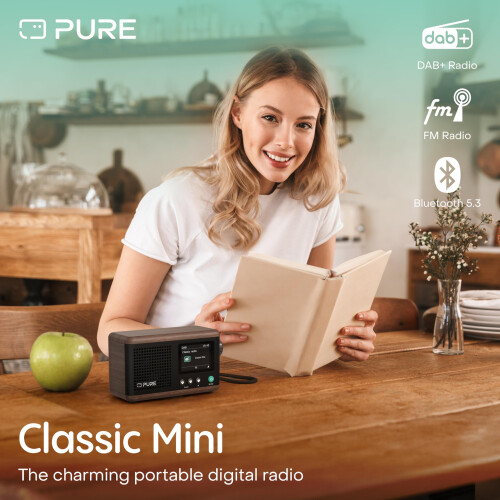 Pure Pure Classic Mini Portable digital radio - DAB+ & 1