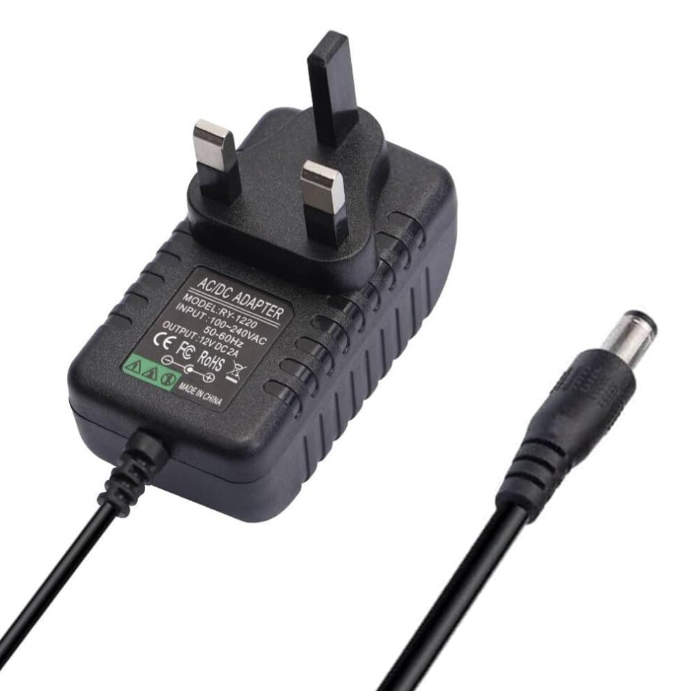 12V 2A Power Supply Adapter, Ac 100-240V To Dc 12V 50698400