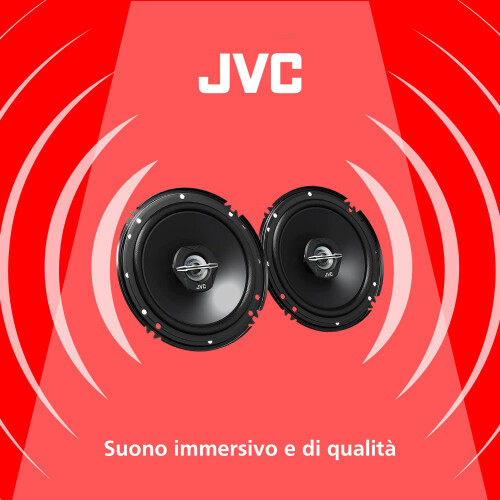JVC JVC CS J620X (16 cm, 2-Way Coaxial Speaker Black 1