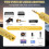 YHTCC 4 PCS Headphone Jack Adapters,3.5mm to 6.35m 3