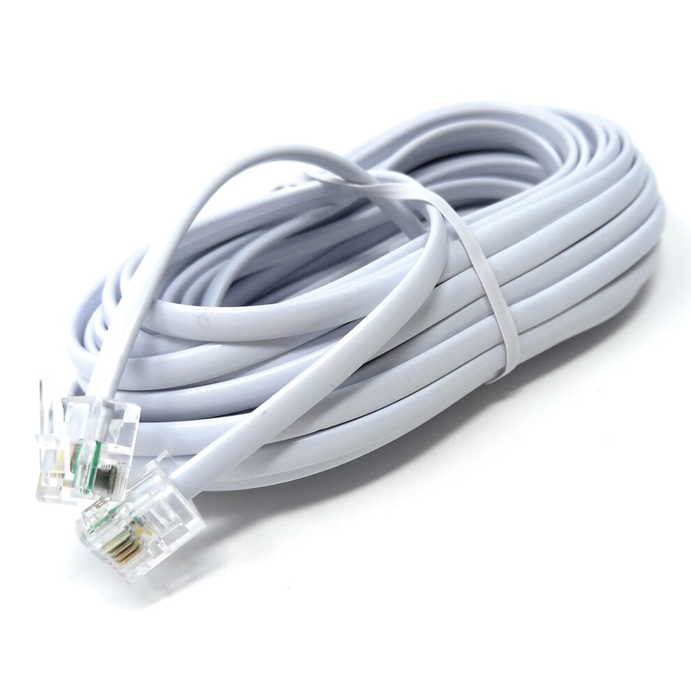 Drut 7.5M Rj11 To Rj11 Telephone Landline Cable Ad 43450626