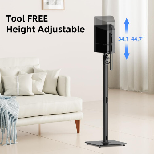 Suptek Heavy-Duty Floor Standing Speaker Stands Pa 2