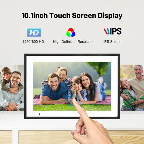 32 GB Digital Photo Frame WiFi,10.1 Inch Digital P 1