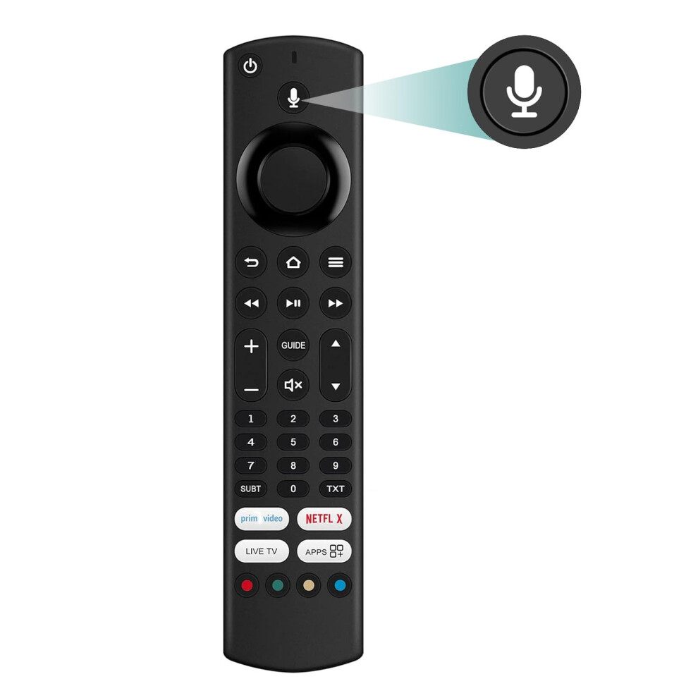 Rm-C3253 Voice Remote Control Replacement For Jvc 65856826