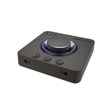 Creative Sound Blaster X4 Hi-Res 24bit/192kHz External USB DAC and Amp Sound Card, Super X-Fi, Multi-Channel, 7.1 Discrete Surround, Optical-in, Opti
