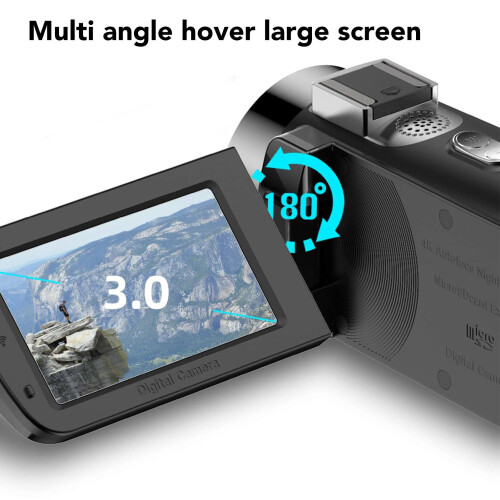 Akozon Handheld Video Camcorder (4K) 1
