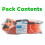 Status STATUS Heavy Duty Extension Lead, 25m, Orange, 13 6