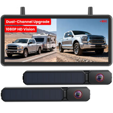 AUTO-VOX 2 Solar Wireless Reversing Camera Kit: Du