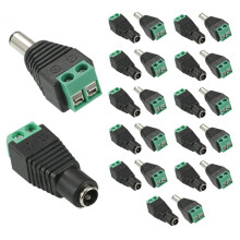 AVARTEK 12 Pairs 12V Male & Female Jack Connectors