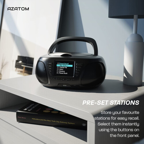 Portable CD Player with DAB/DAB+/FM Digital Radio 2