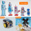 6 PCS 3 AA Battery Holder Bundle, KUOQIY 3 x 1.5V 6