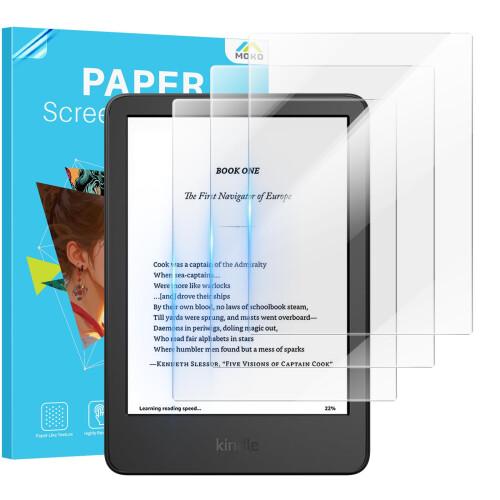 MoKo 3 Pack Tempered Glass Screen Protector for 6”