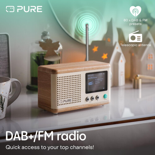 Pure Pure Classic Mini Portable digital radio - DAB+ & 2