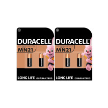 4X Duracell MN21 A23 23A (2 Blister Packs of 2 Bat