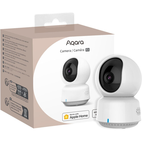 Aqara 2K Indoor Security Camera E1, Pan & Tilt, Ho