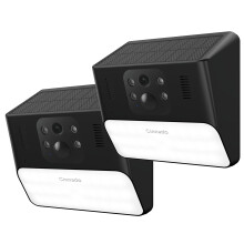 Cinnado Solar Security Wall Light Camera, 2K CCTV
