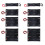 AEDIKO 8pcs 18650 Battery Holder 1/2/3/4 Slots 186 1
