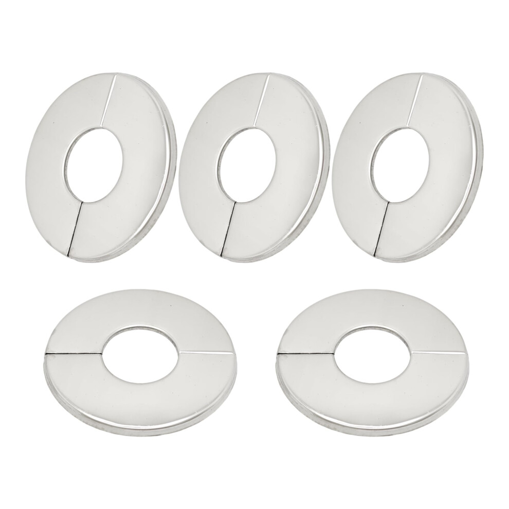 5Pairs 304 Stainless Steel Split Flange 28Mm Id Pipe Escutcheon Cover Rustproof Chrome Finish 9094768947906