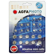Agfa Photo Mixed Watch Battery 25 Pack - 364 392 3