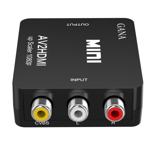 GANA RCA to HDMI, 1080P Mini RCA Composite CVBS AV 1