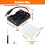 6 PCS 3 AA Battery Holder Bundle, KUOQIY 3 x 1.5V 2