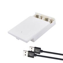 Battery Case Box with USB Port, 4 X AA Battery Pow