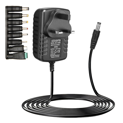 Universal 12V Power Supply Adapter, 3A 36W AC DC C