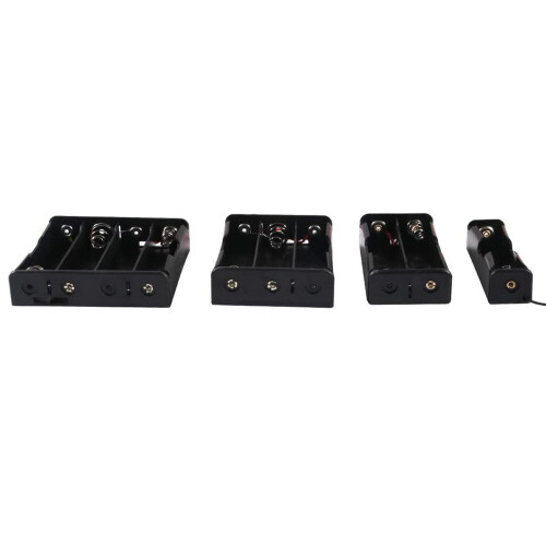 AEDIKO 8pcs 18650 Battery Holder 1/2/3/4 Slots 186 1