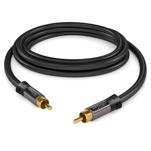 KabelDirekt – 7.5m – RCA/phono subwoofer lead cabl 2