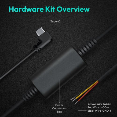 BOTSLAB Hardwire Kit, Suitable for Dash Cam G980H 2