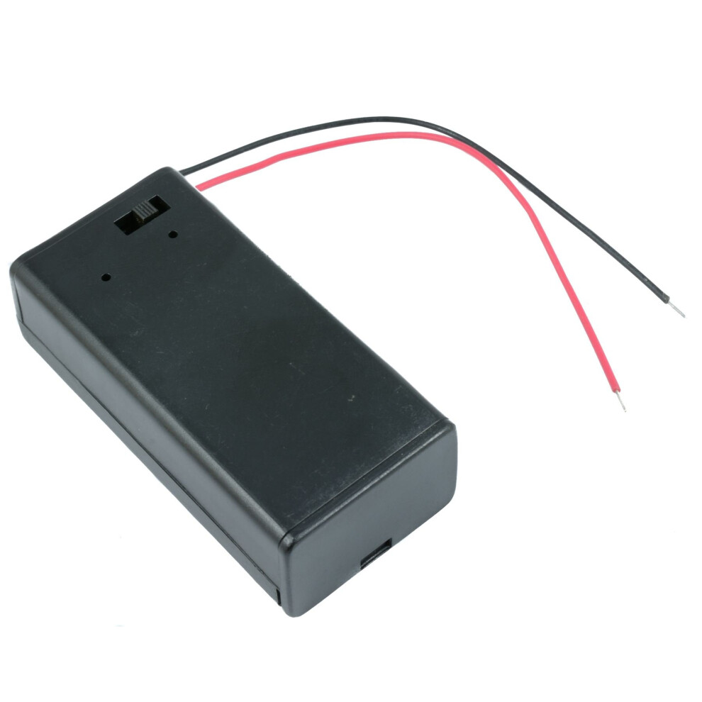 Pp3 9V Enclosed Battery Holder Box With Switch 33328799