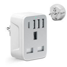 European to uk plug adapter,travel adapter UK to E