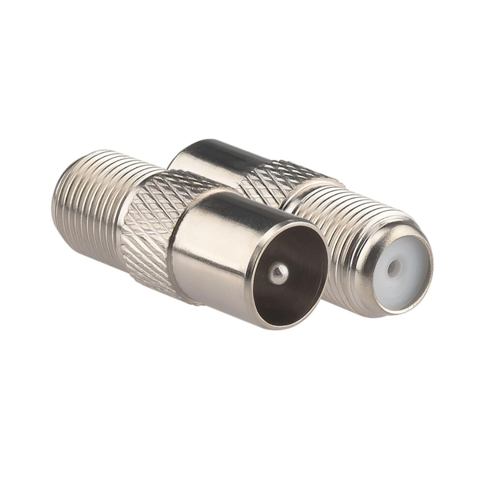 Fogcosy 2 Pcs Aerial Adaptor, Tv Ariel Connections 61769762