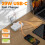 TESSAN Double Plug Adapter UK with 20W PD USB C, M 3