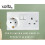 Xoltz European to UK Plug Adaptor Single Pack EU E 3