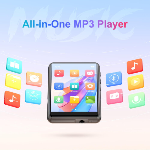 MECHEN 64GB MP3 Player Bluetooth 5.3 with 2.4" Ful 1