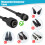 Dalugo 5m/16.4Ft IP65 Waterproof Outdoor Festoon L 3