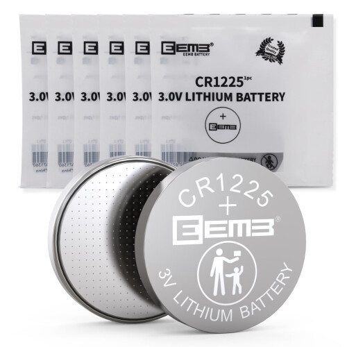 EEMB 6-Pack CR1225 Battery 3V Lithium Button Coin