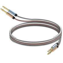 Speaker Cable with Gold Plated Banana Plug Tips 16