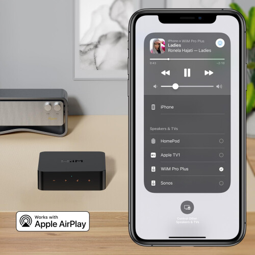 WiiM Pro Plus AirPlay 2 Receiver, Google Cast Audi 2