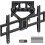 Perlegear TV Wall Bracket Swivels Tilts Extends, F 1