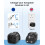 LENCENT 2X EU to UK Plug Adapter, Europe Schuko 2 2