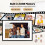 32 GB Digital Photo Frame WiFi,10.1 Inch Digital P 4