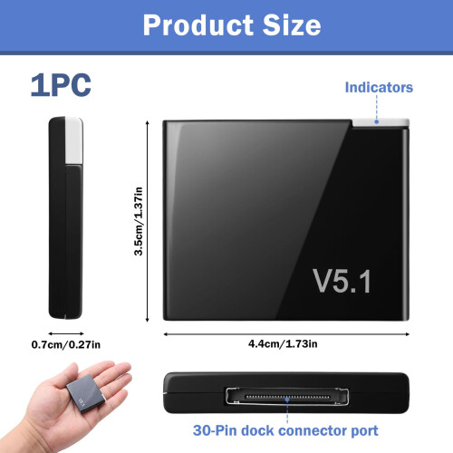30 Pin Bluetooth Adapter for Bose Sounddock 5.1 Bl 2
