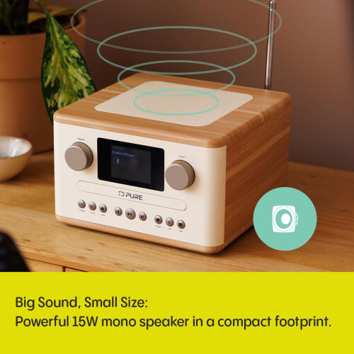 Pure Pure Classic C-D4 – DAB Radio with CD Player Mains 1