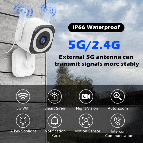 2K Outdoor Security Camera, 5G CCTV Camera Systems 1