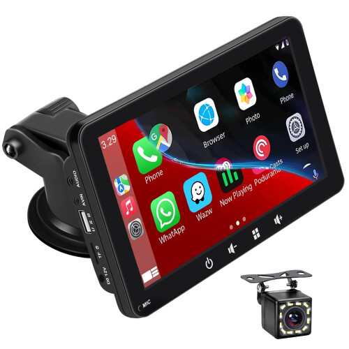 Portable Car Stereo,for Wireless Apple Carplay & A